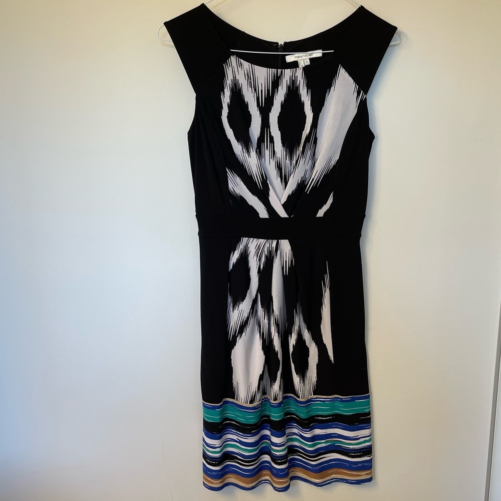 Max & Cleo black and white print dress